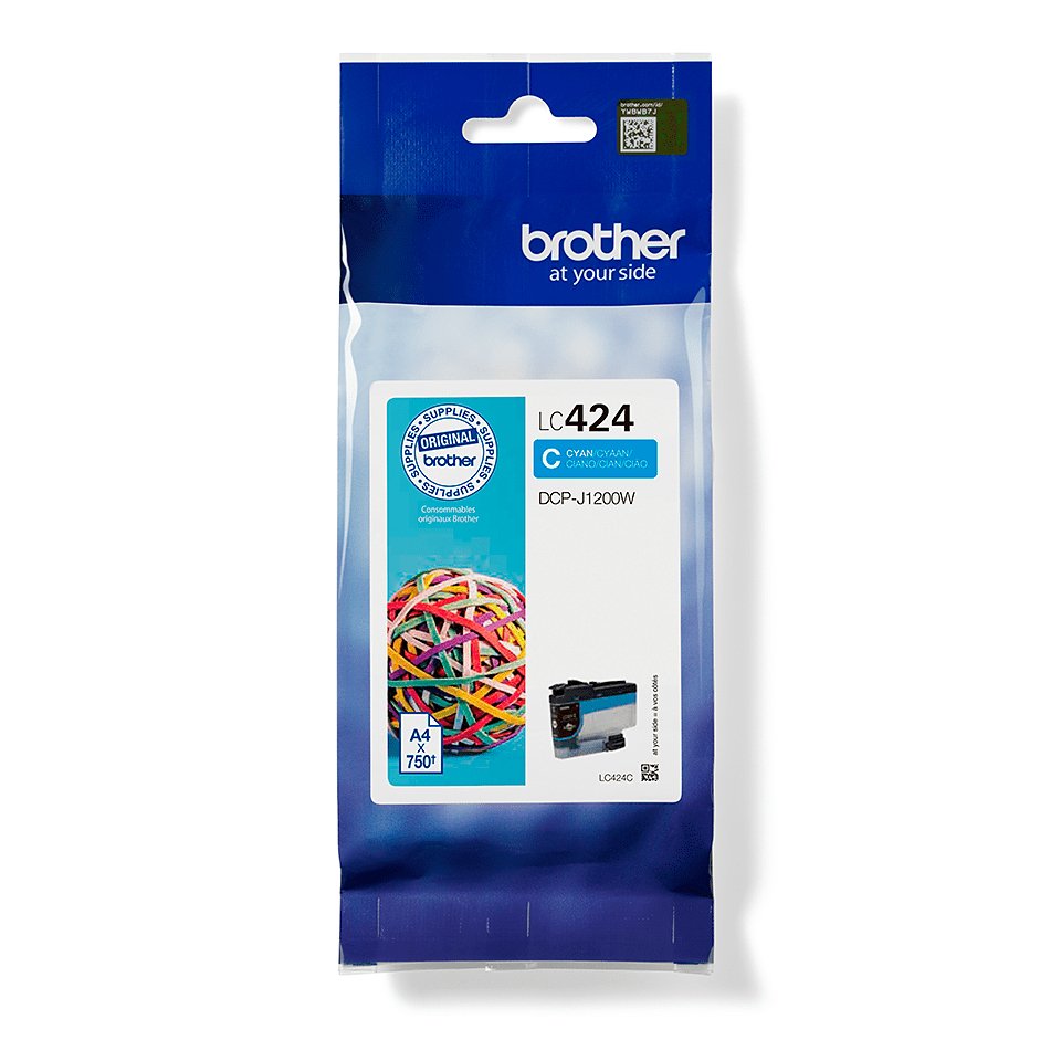 EAN 4977766810456 - Brother LC424C cartucho de tinta 1 pieza(s) Original Cian imagen 1