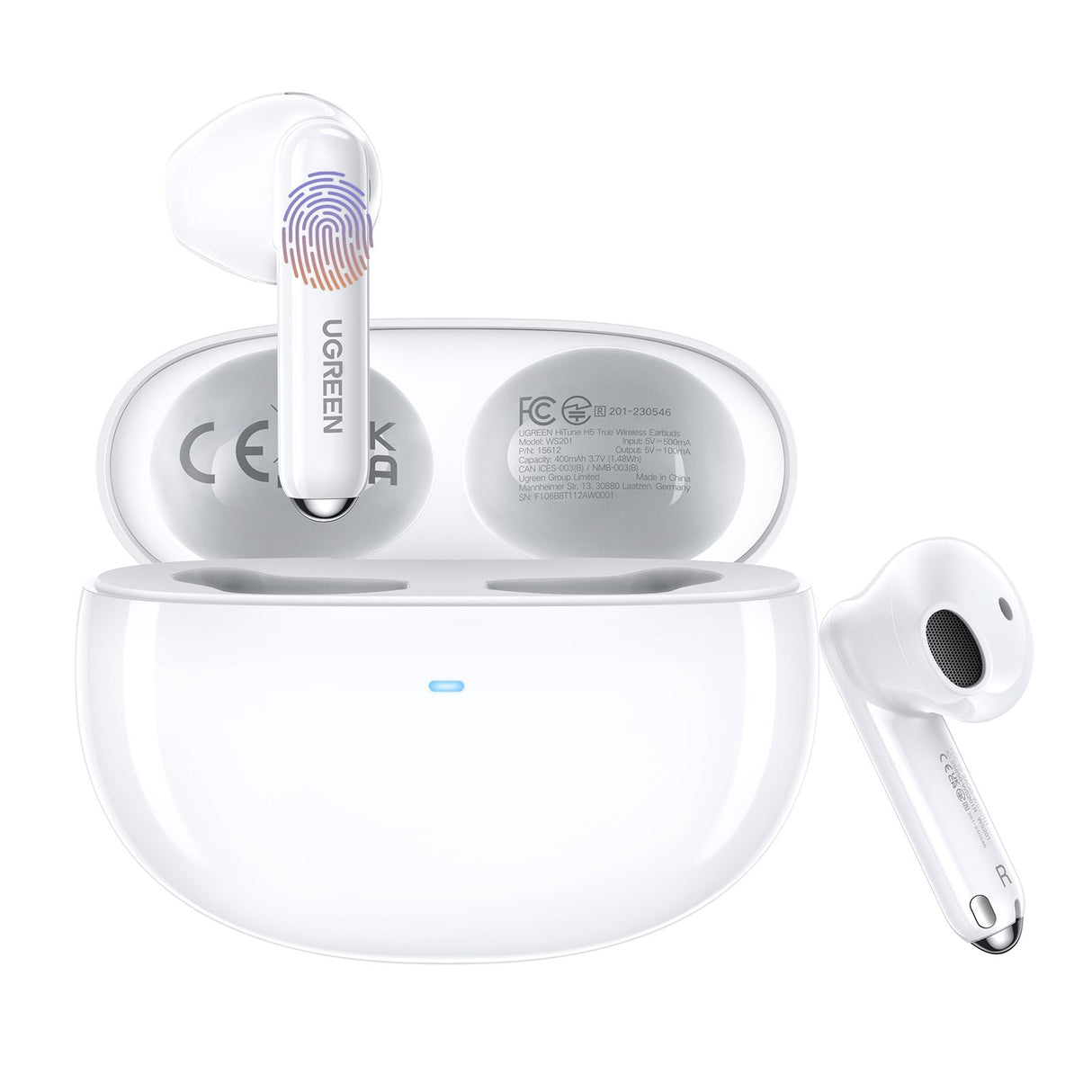 EAN 6941876216123 - Ugreen HiTune H5 Auriculares True Wireless Stereo (TWS) Dentro de oído Llamadas/Música Blanco imagen 1