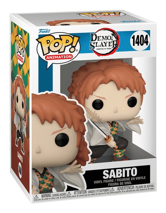 Funko Pop Demon Slayer Kimetsu No Yaiba Sabito Sin Mascara 72131
