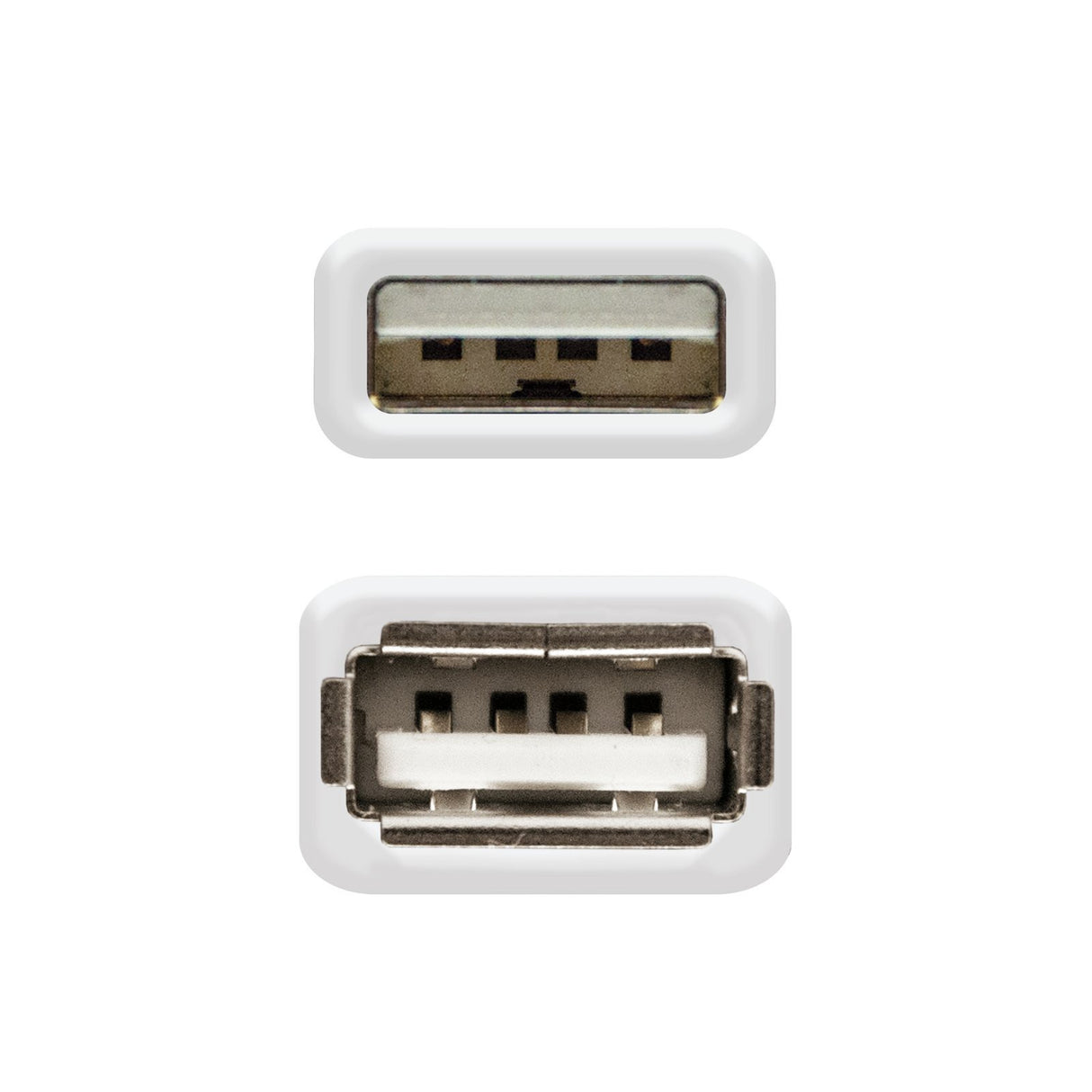 EAN 8433281001992 - Nanocable 10.01.0202 cable USB USB 2.0 1 m USB A imagen 3
