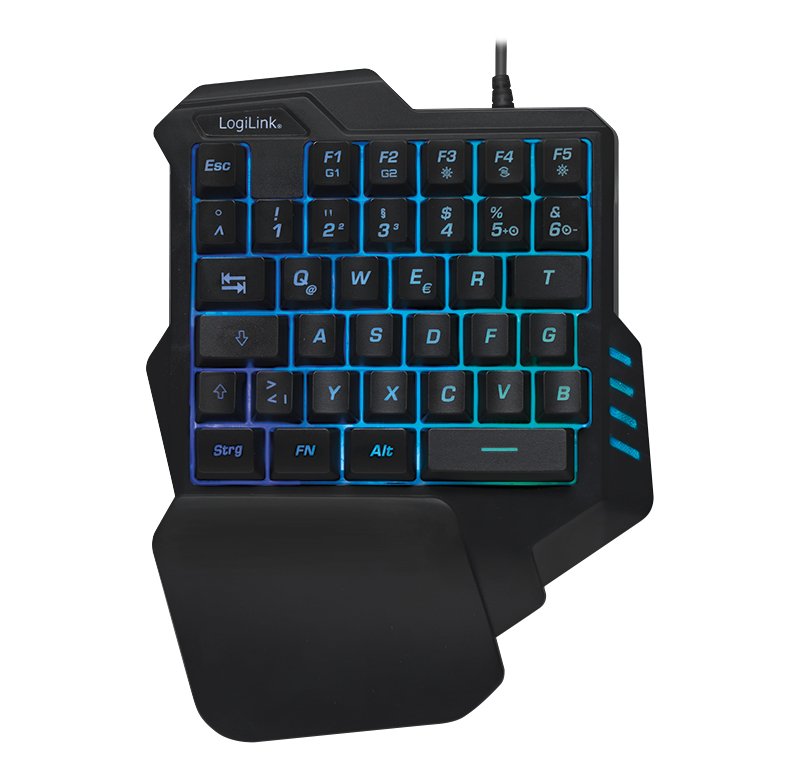Logilink Id0181 Teclado Inglés Gaming Cable Usb Negro