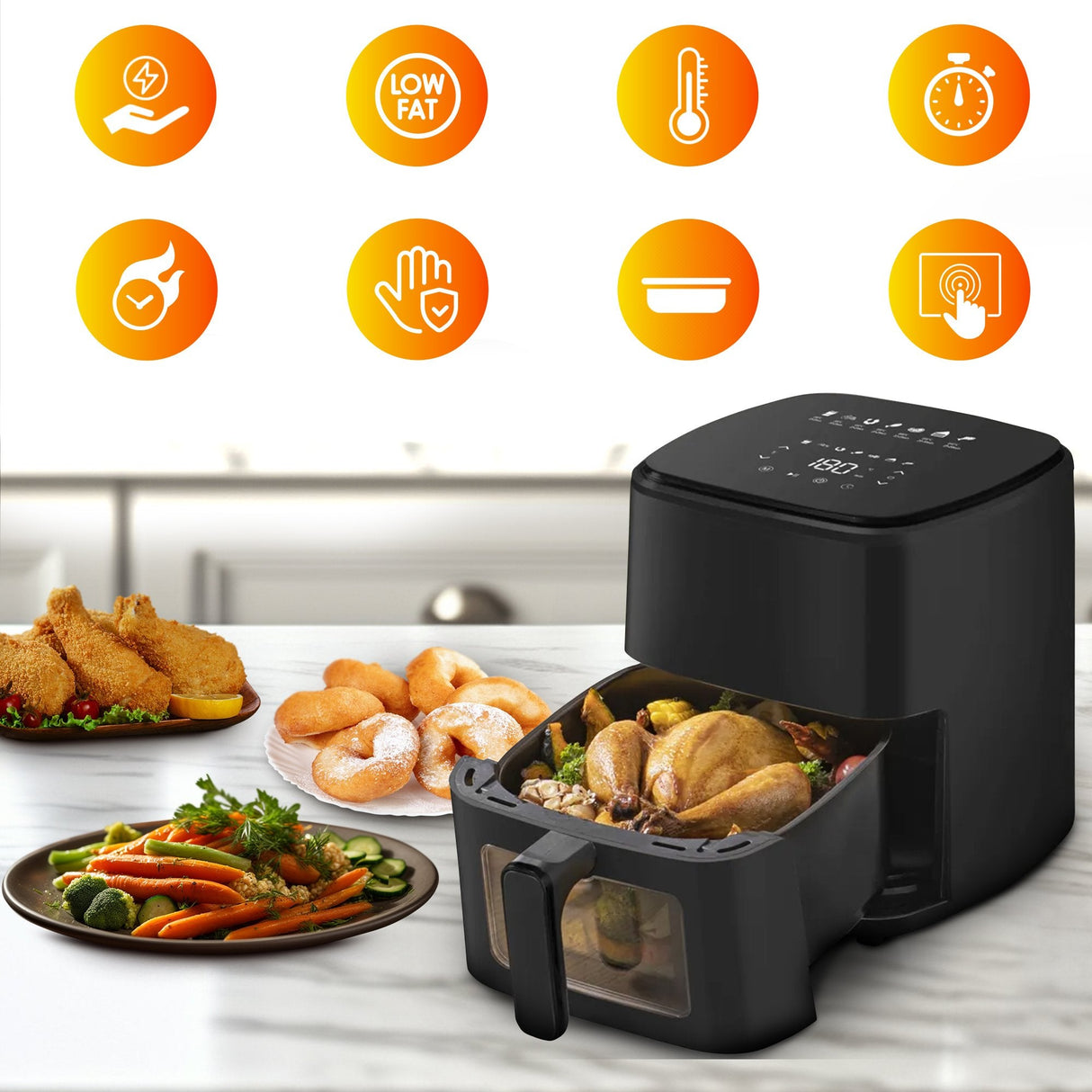 Extralink Home Air Fryer 5l Eu Sj-500