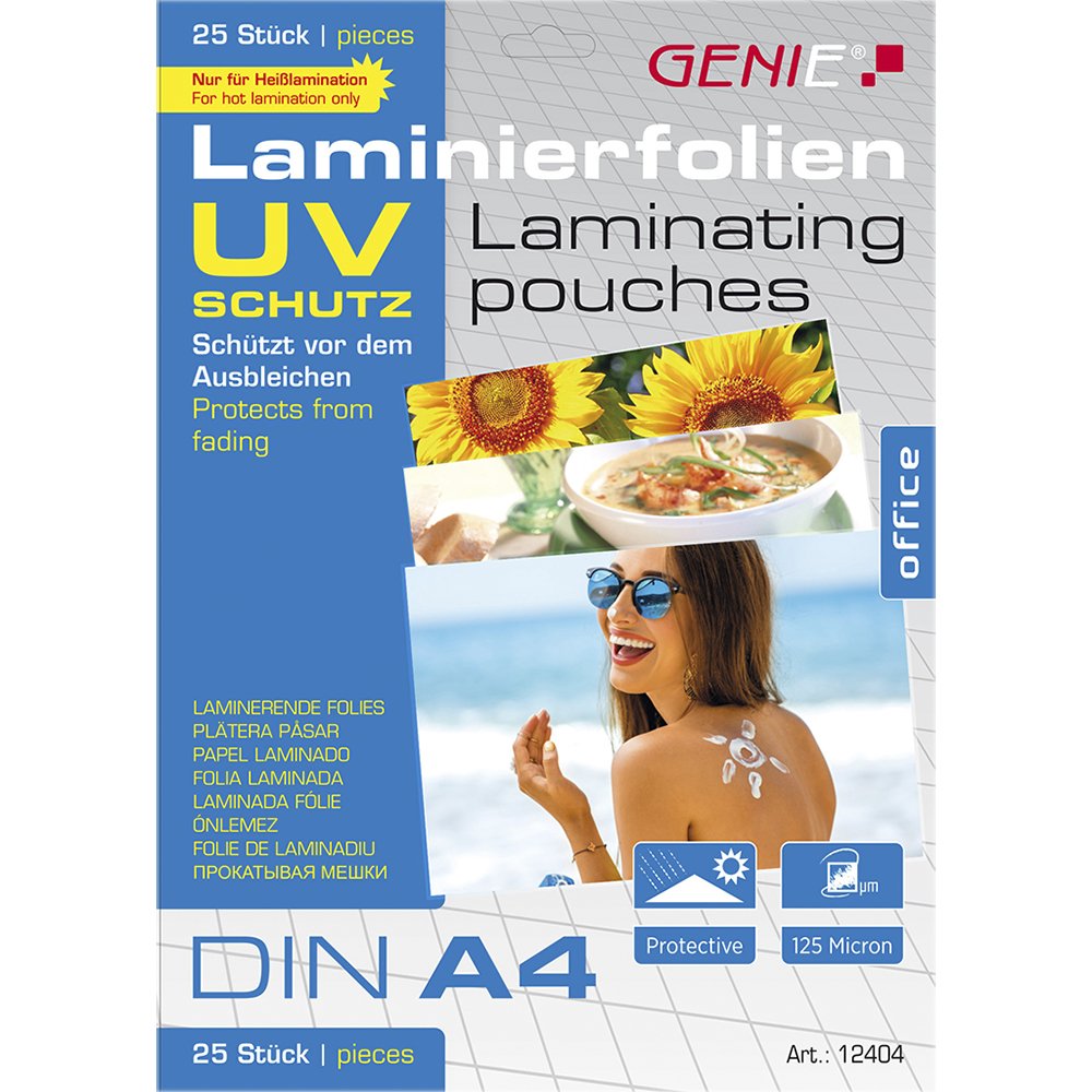EAN 4015468124041 - Genie 12404 plastificador 25 pieza(s) imagen 1