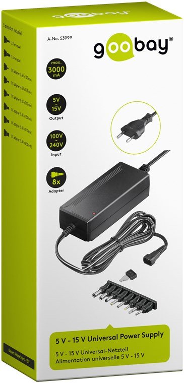 Goobay Adaptador De Interruptor Giratorio 3000 Ma 53999