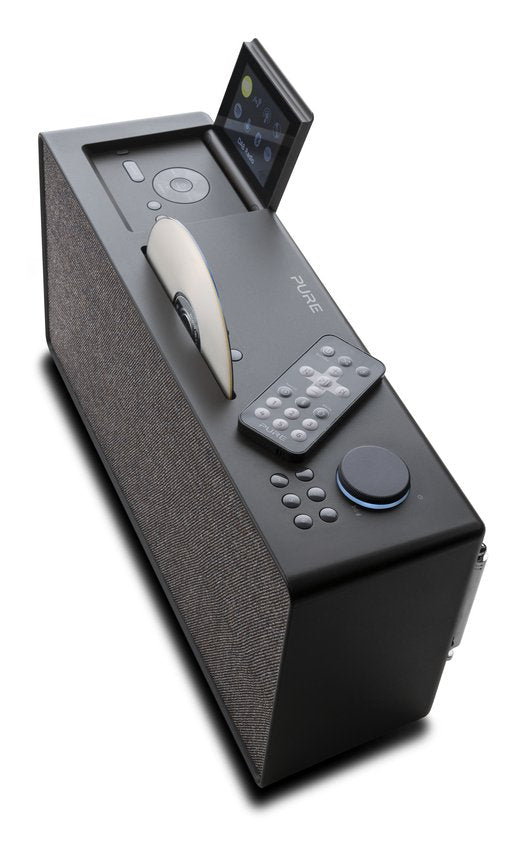 Pure Evoke Home Coffee Black / Microcadena 100w Con Altavoces Integrados