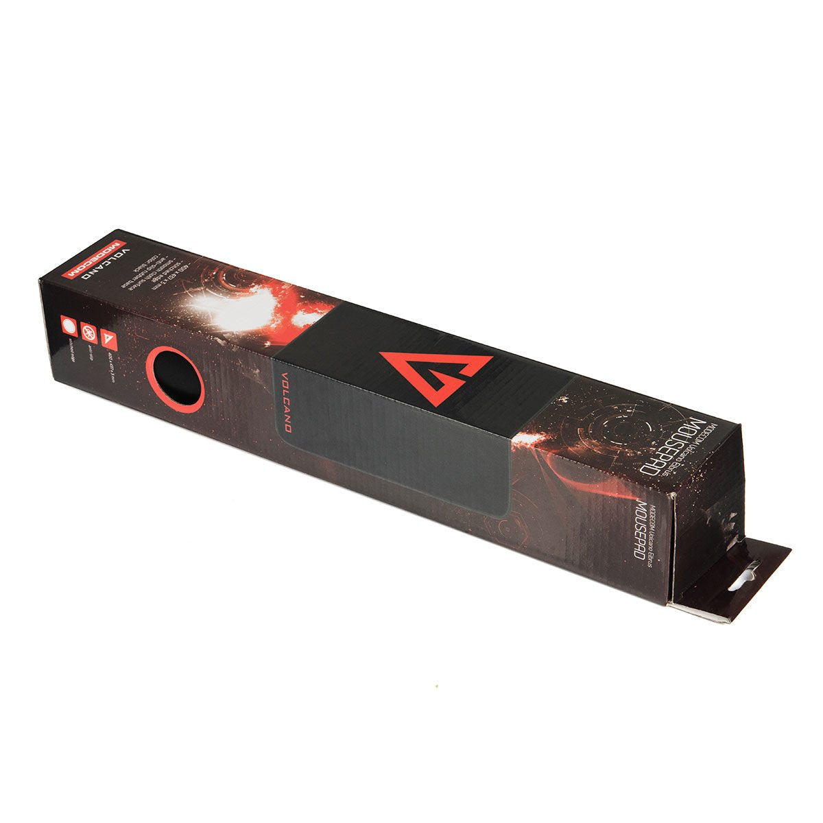 Alfombrilla Modecom Volcano Elbrus De Ratón Para Juegos Negro, Rojo