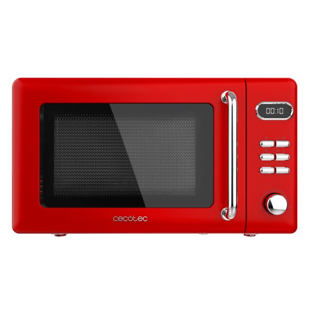 Microondas 20l Con Grill Cecotec Proclean 5110 Retro Red 1715 Rojo