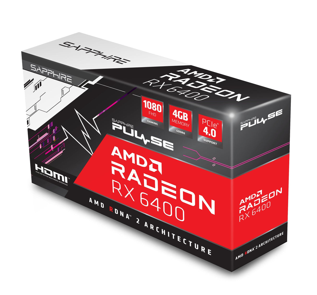 EAN 4895106292093 - Sapphire PULSE 11315-01-20G tarjeta gráfica AMD Radeon RX 6400 4 GB GDDR6 imagen 6