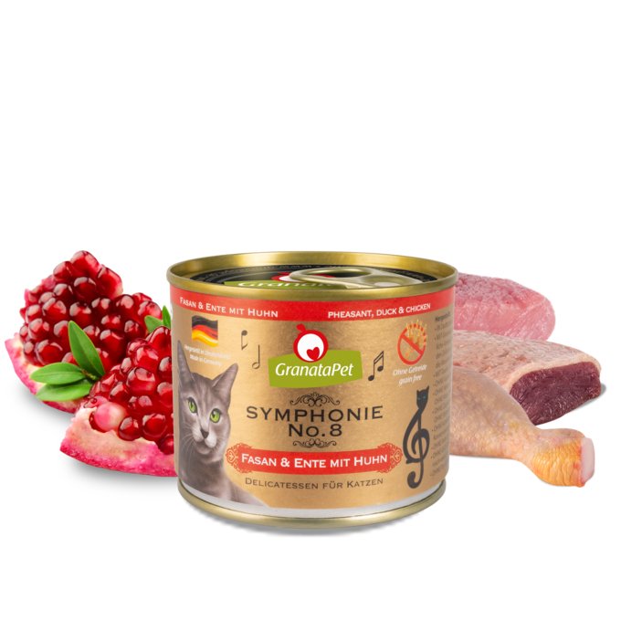 Granatapet Symphonie No.8 Pheasant And Duck With Chicken - Comida Húmeda Para Gatos - 200g
