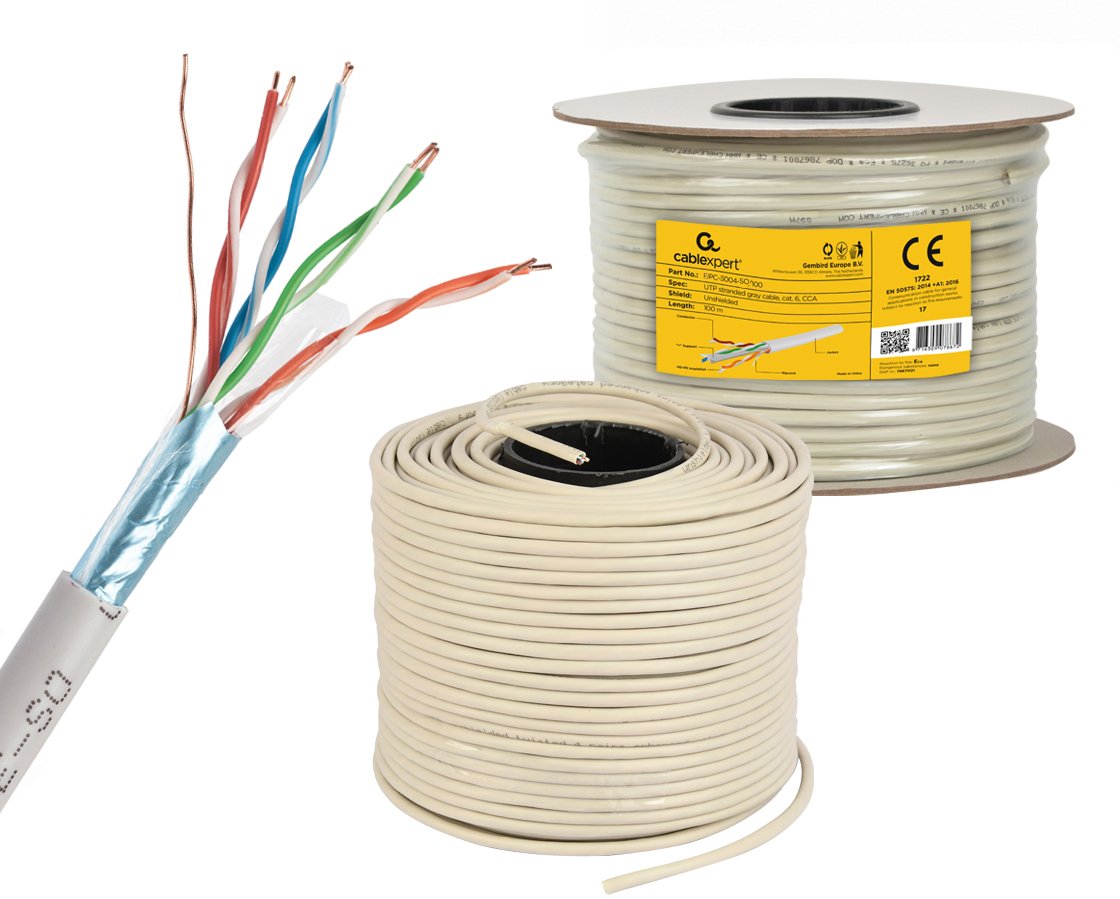 EAN 8716309065702 - Gembird FPC-5004E-SO/100C cable de red Gris 100 m Cat5e F/UTP (FTP) imagen 3