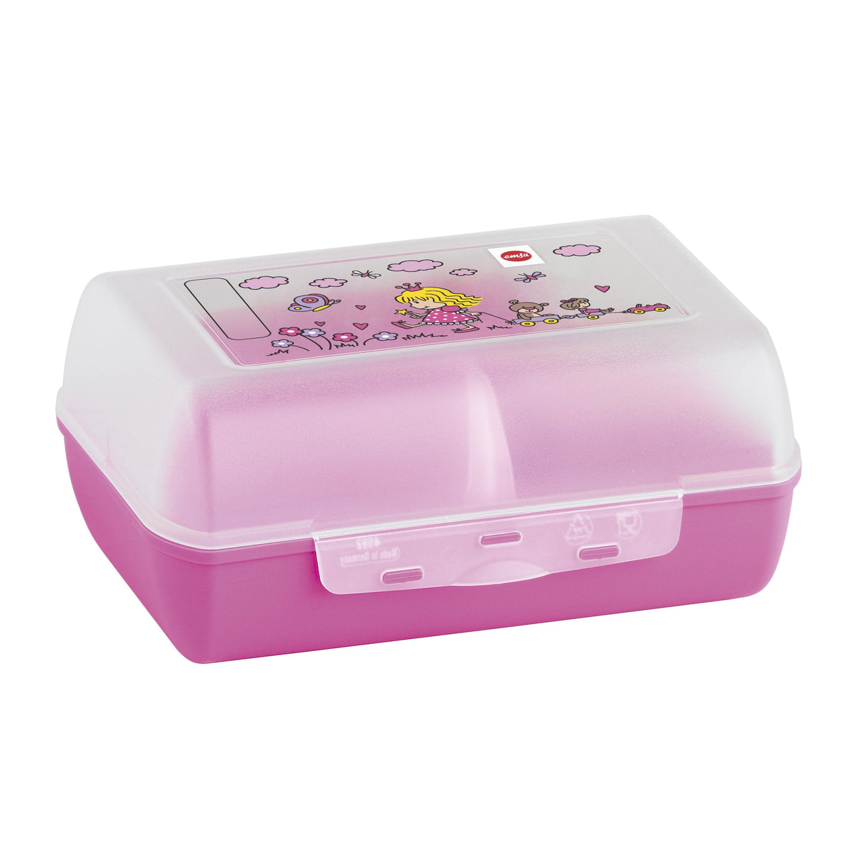 Emsa Kids Water Bottle 0,4l + Lunch Box Princess 518137 Set