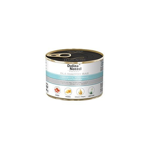 EAN 5902921300434 - Dolina Noteci 5902921300434 alimento húmedo para perros Ternera, Pollo, Cerdo, Tomate Adulto 185 g imagen 1
