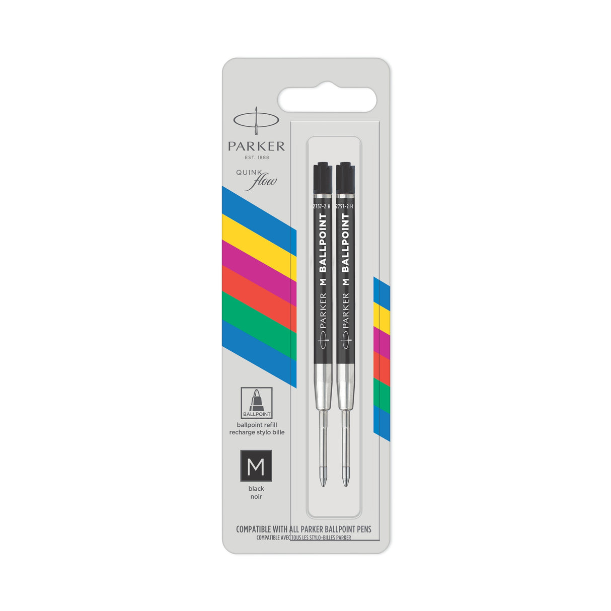 EAN 3026981665431 - Parker Quinkflow Medio Negro 2 pieza(s) imagen 1