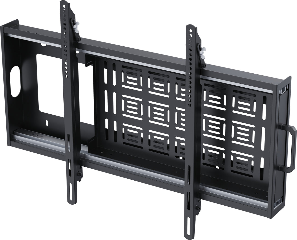 Montaje De Pared Para Pantalla Con Deslizamiento De Alta Resistencia Se Adapta A Pantallas De 47 A 90" Con Tamaños Vesa De Hasta 800 X 600 Inclinación De 5 Grados Adecuado Para Paneles Planos Interactivos O Pantallas Brazos Se Aseguran Firm
