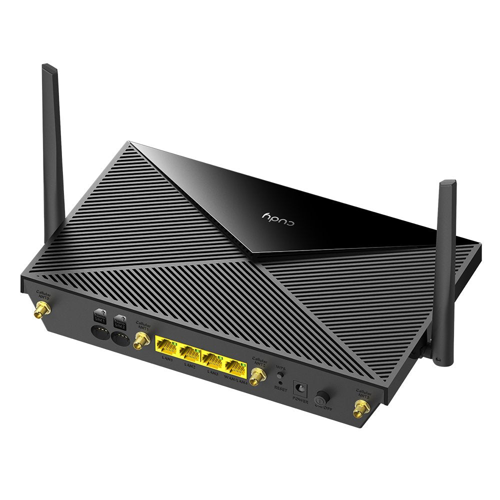 EAN 6971690792282 - Cudy P5 router inalámbrico Gigabit Ethernet Doble banda (2,4 GHz / 5 GHz) 5G Negro imagen 2