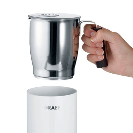 EAN 4001627002688 - Graef MS 701 Handheld electric milk frother Blanco, Acero inoxidable imagen 2