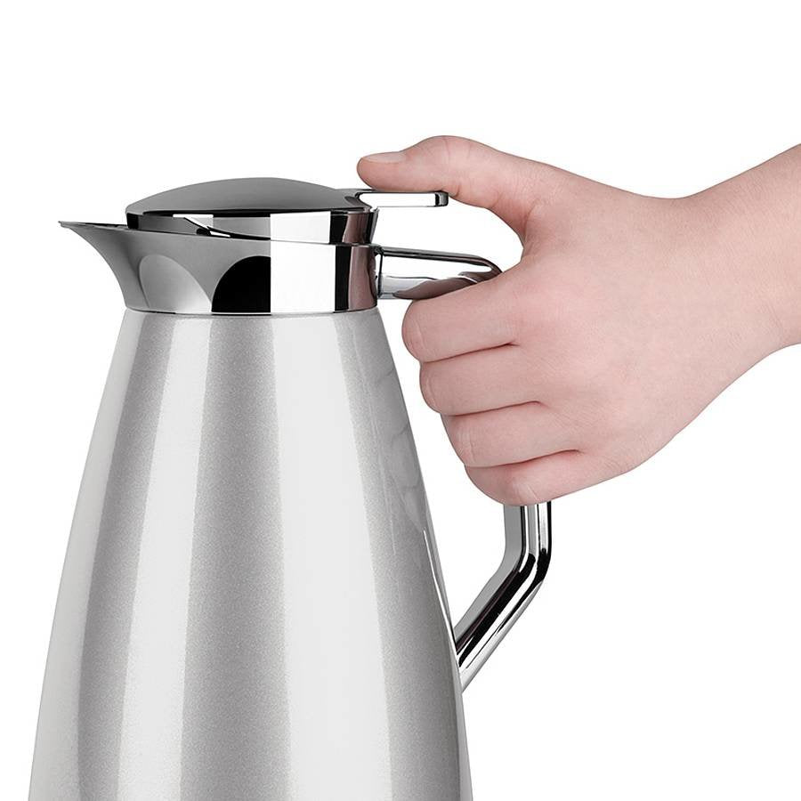 Emsa Isolierkanne Plaza 1 L Silber