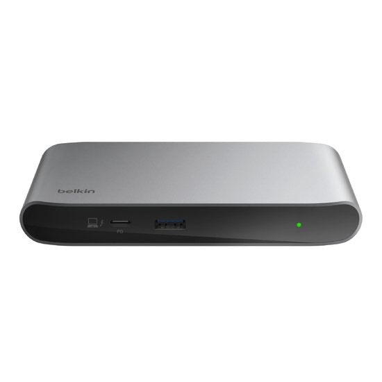 EAN 0745883854332 - Belkin INC013VFSGY hub de interfaz Thunderbolt 4 40000 Mbit/s Negro, Gris imagen 3