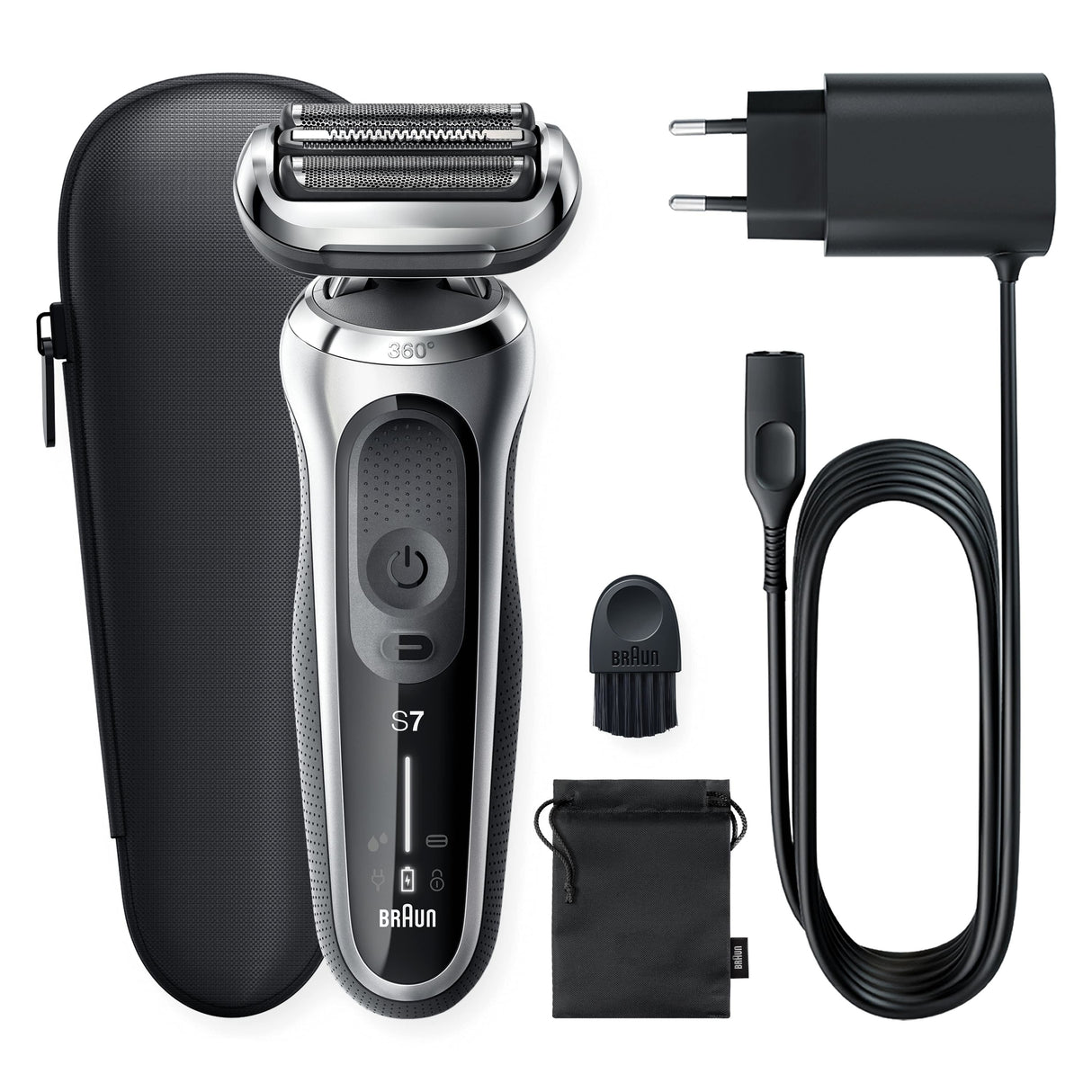 EAN 4210201433705 - Braun Series 7 71-S1000s Máquina de afeitar de láminas Plata imagen 5