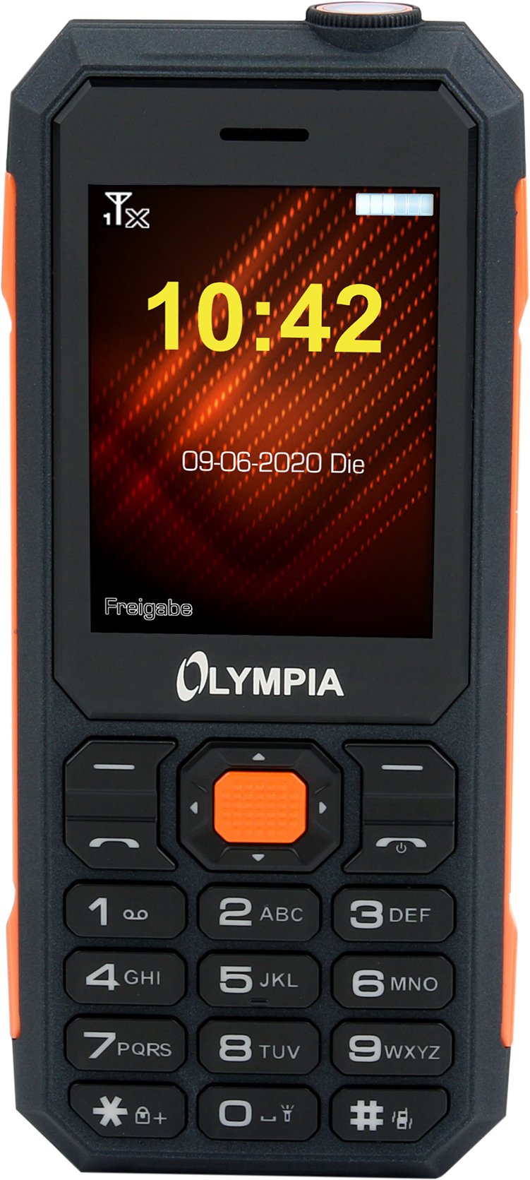 Olympia Mobiltelefon Active Negro Orange Outdoor