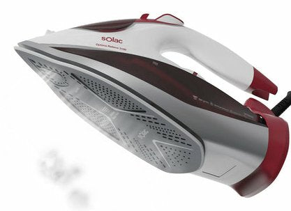 Pae Plancha Pv2040 Solac Optima Relieve 3100w Roja Y Blanca