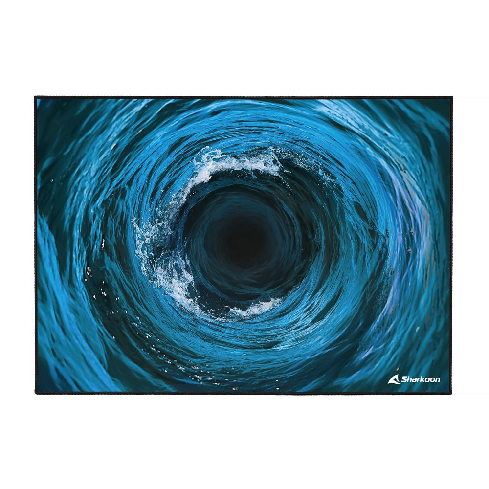 Sharkoon Skiller Sfm12 Undertow, Alfombra Protectora Azul