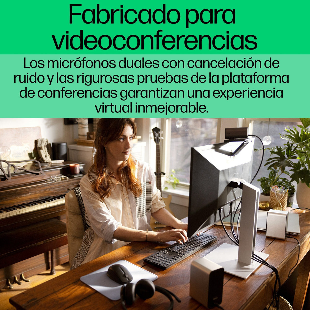 EAN 0196548527304 - HP 960 4K Streaming Webcam cámara web 8 MP 3840 x 2160 Pixeles USB Plata imagen 11