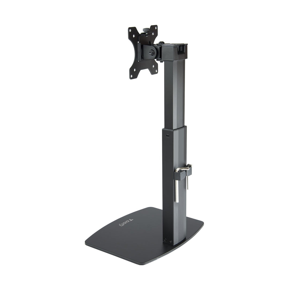 Tooq Soporte De Mesa Para Monitor De 17"-32" - Regulacion De Altura Por Piston De Gas - Gestion De Cables - Peso Max