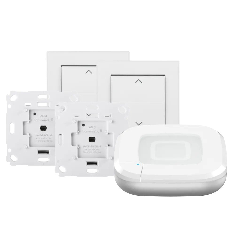 Homematic Ip Starter Set Control De Persianas Enrollables (Hmip-Sk29), Módulo De Control Para Todos Los Motores Tubulares Habituales 162171a0