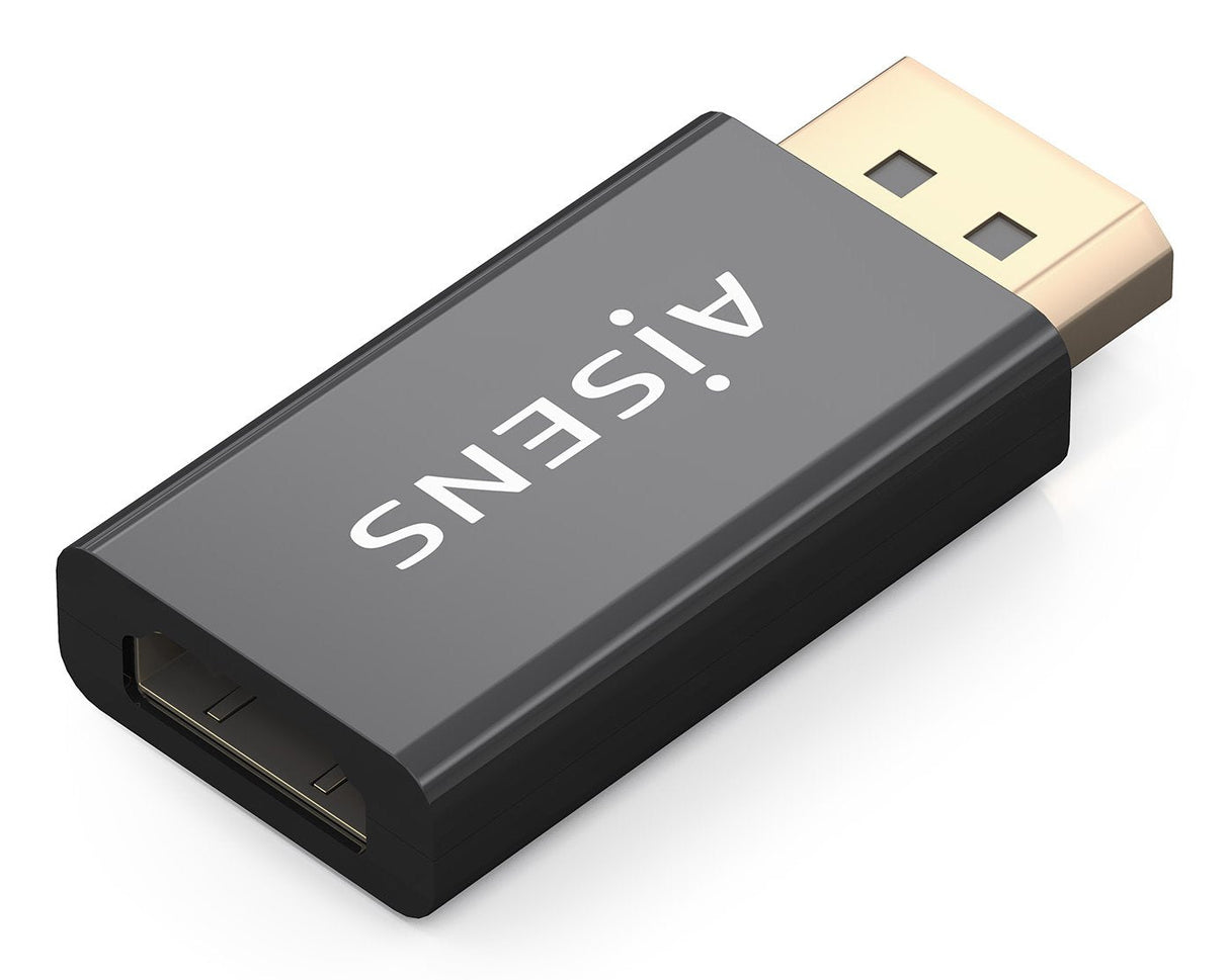 Aisens Conversor Displayport A Hdmi 4k@60hz, Dp/M-Hdmi/H, Negro