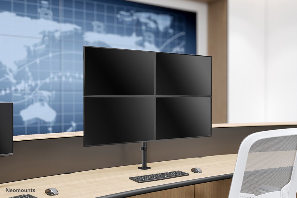 EAN 8717371449087 - Neomounts FPMA-D550D4BLACK soporte para monitor 81,3 cm (32") Escritorio Negro imagen 12
