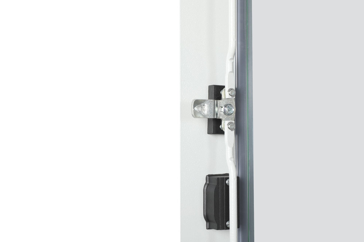 Armario De Red De 42ua Unique, 2053x800x800 Mm Puerta Frontal Acristalada Dos Hojas, Gris