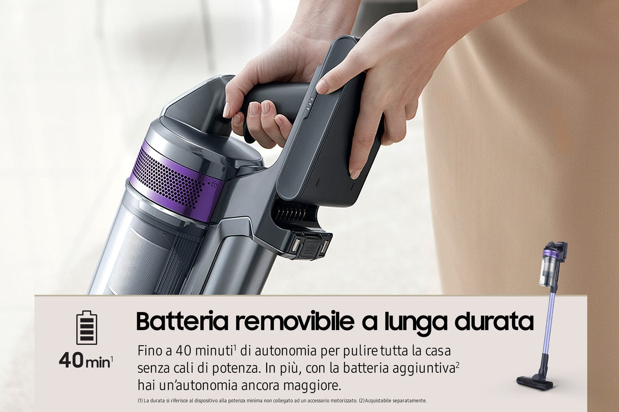 EAN 8806092158856 - Samsung VS15A6031R4 Aspiradora escoba Batería Secar Sin bolsa 0,8 L Negro imagen 8