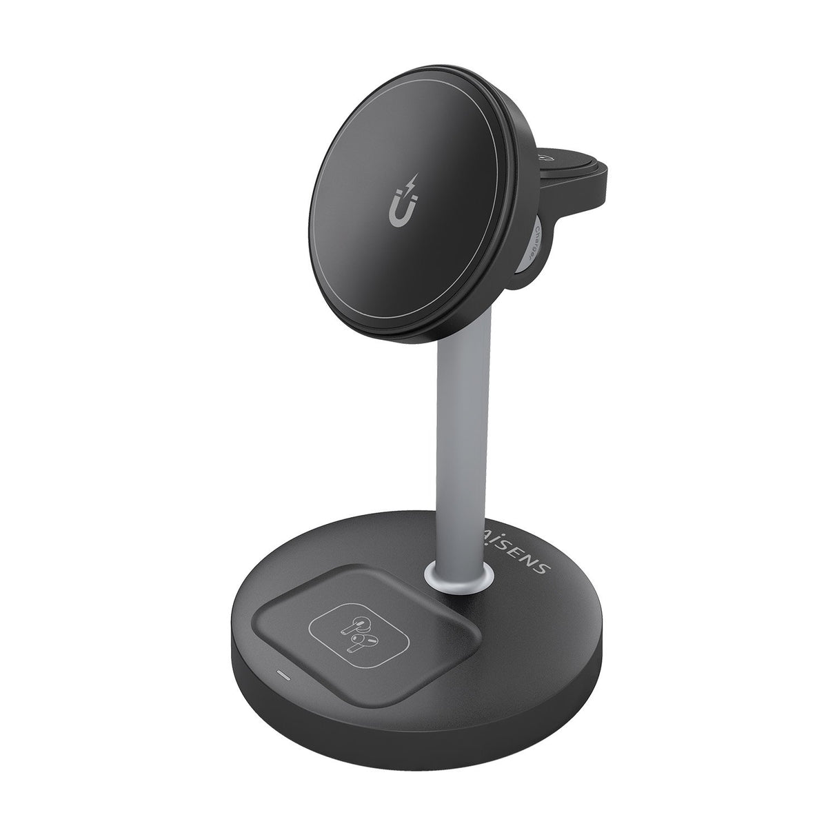 EAN 8435739903537 - AISENS ASCH-15W3WC066-BK cargador de dispositivo móvil Auriculares, Smartphone, Reloj inteligente Cargado imagen 1