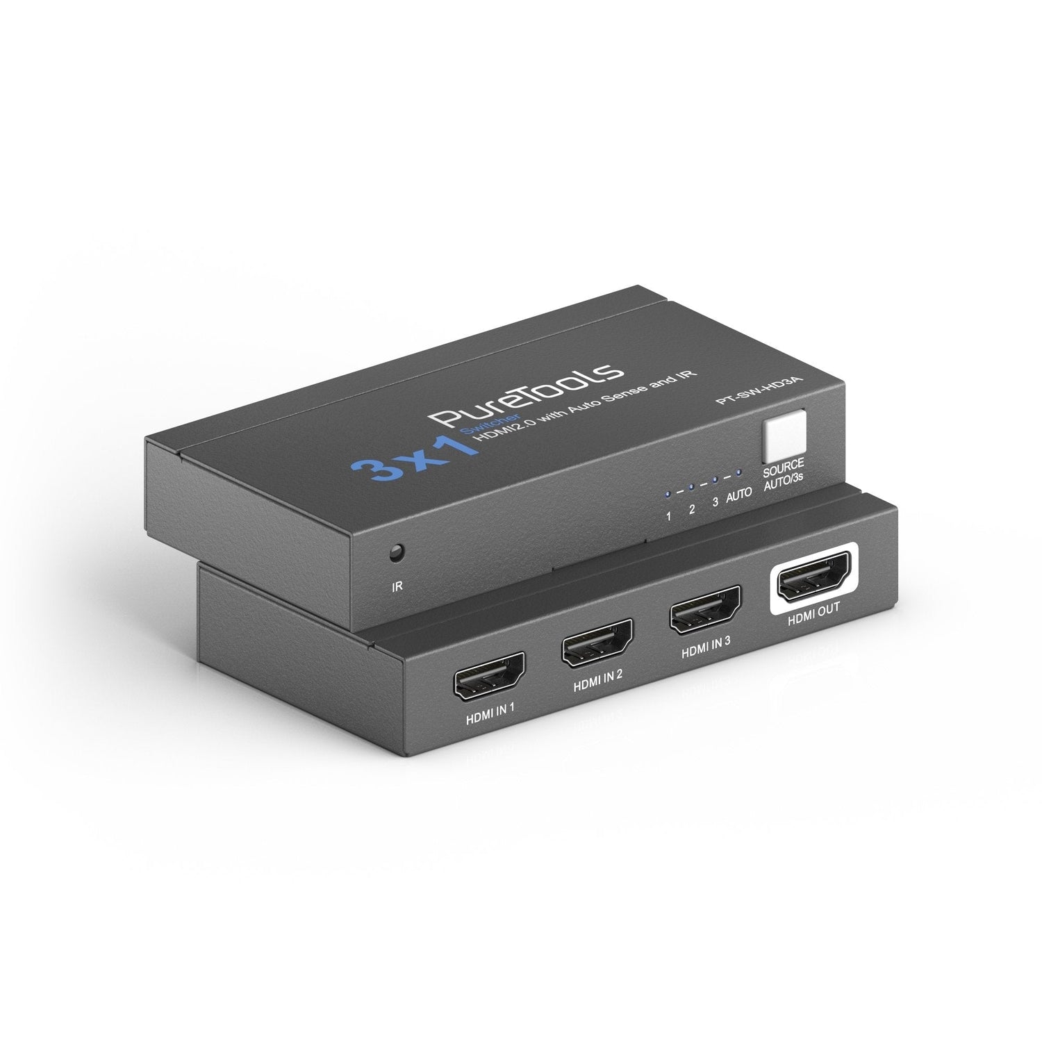 Puretools Pt-Sw-Hd3a Interruptor De Video Hdmi