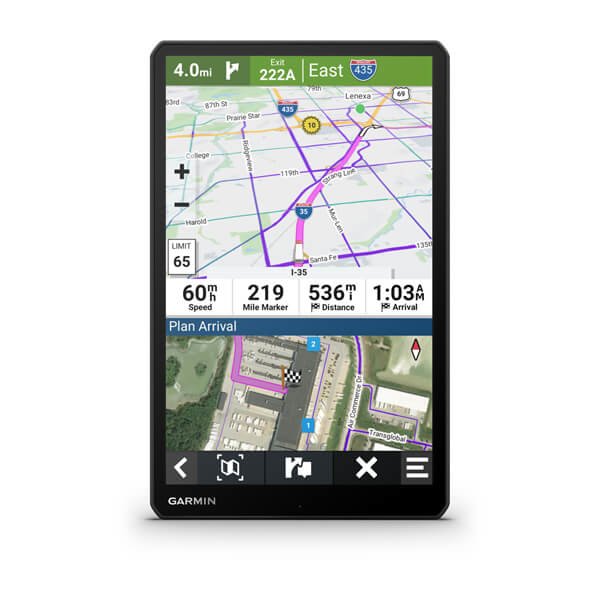 Garmin Dezl Lgv1010 Navegador Fijo 25,6 Cm (10.1") Tft Pantalla Táctil 554 G Negro
