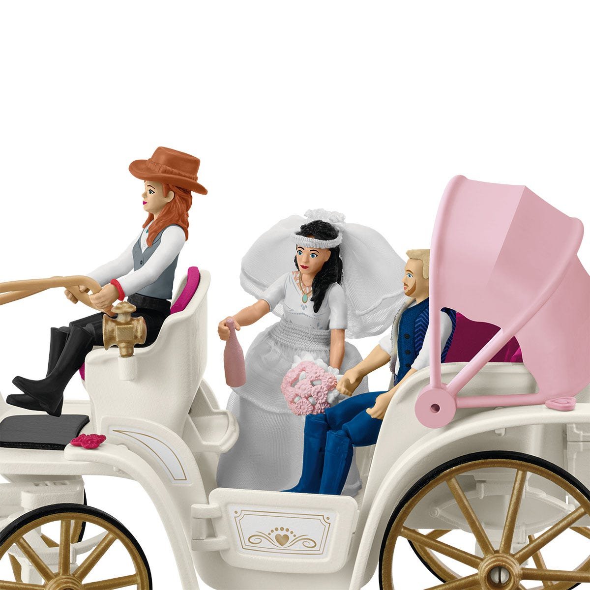 Carro De Boda Schleich Horse Club, Vehículo De Juguete 42641