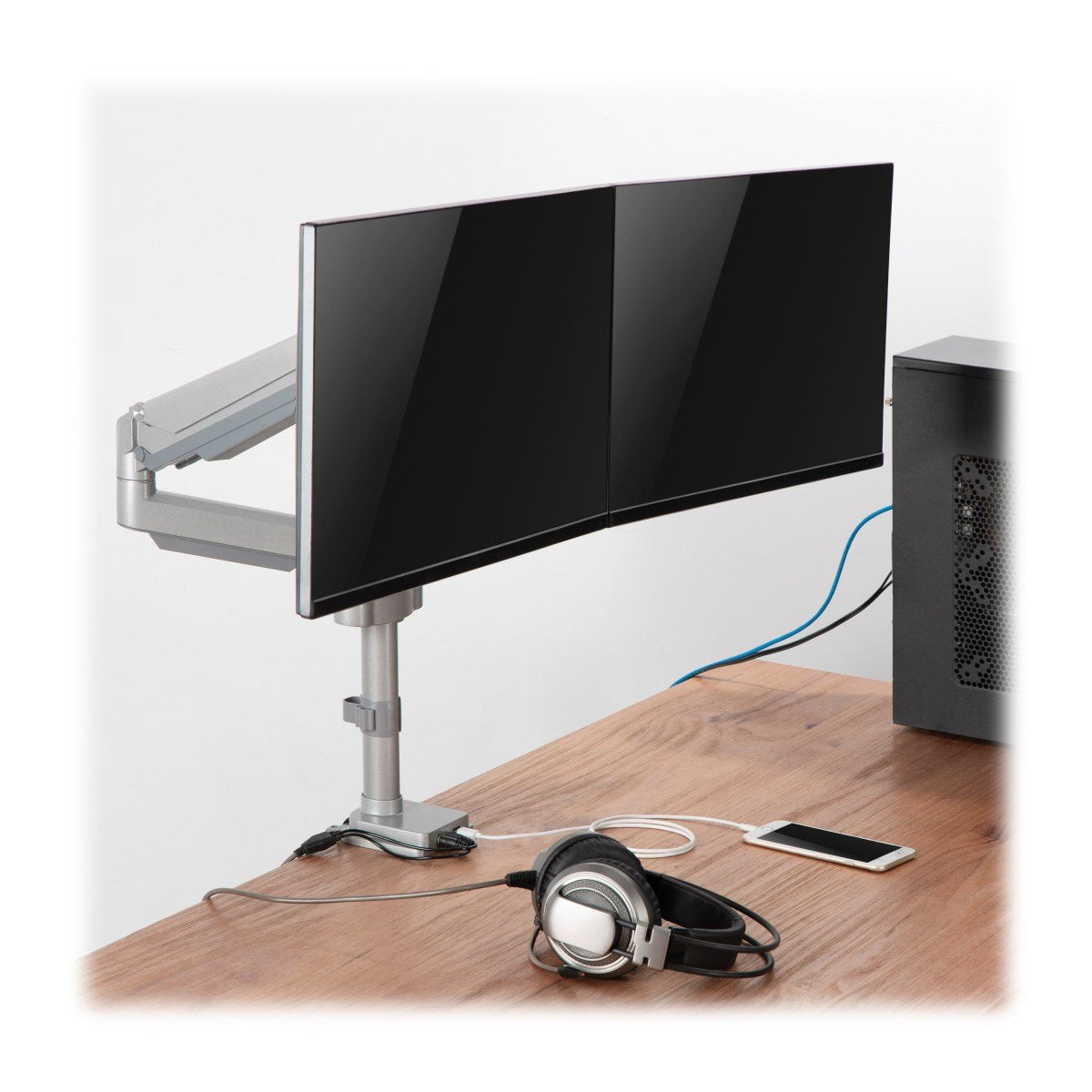 Soporte Tripp Lite Ddr1732dal Para Monitor 32" Plata Escritorio
