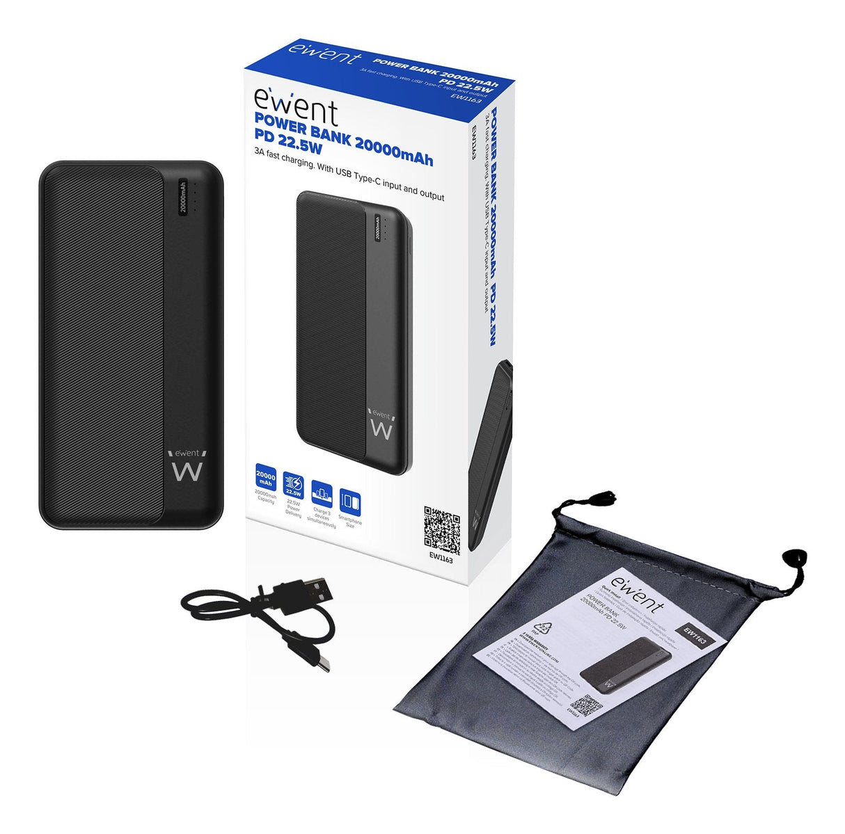 EAN 8052101434293 - Ewent EW1163 batería externa Polímero de litio Negro imagen 4