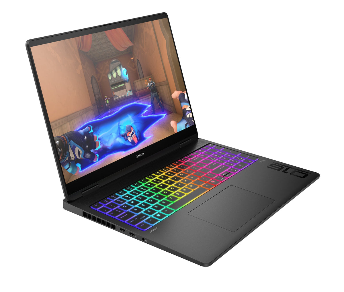 Portátil Gaming Hp Omen Max 16-Ah0021ns, Intel Core Ultra 7 255hx, 32gb, 1tb Ssd, Nvidia Geforce Rtx 5070ti 12gb, 16" Oled, Sin Sistema Operativo - Negro