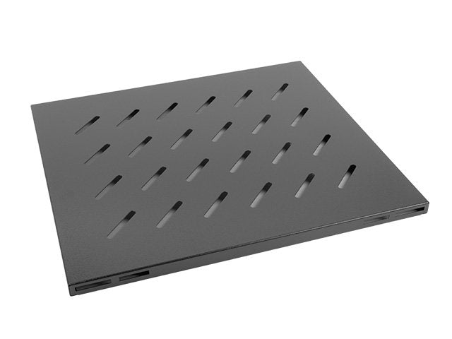 Lanberg Bandeja Fija Ak-1003-B Para Armario Rack De 19\1 1u 465x500mm Hasta 20kg De Carga Negro