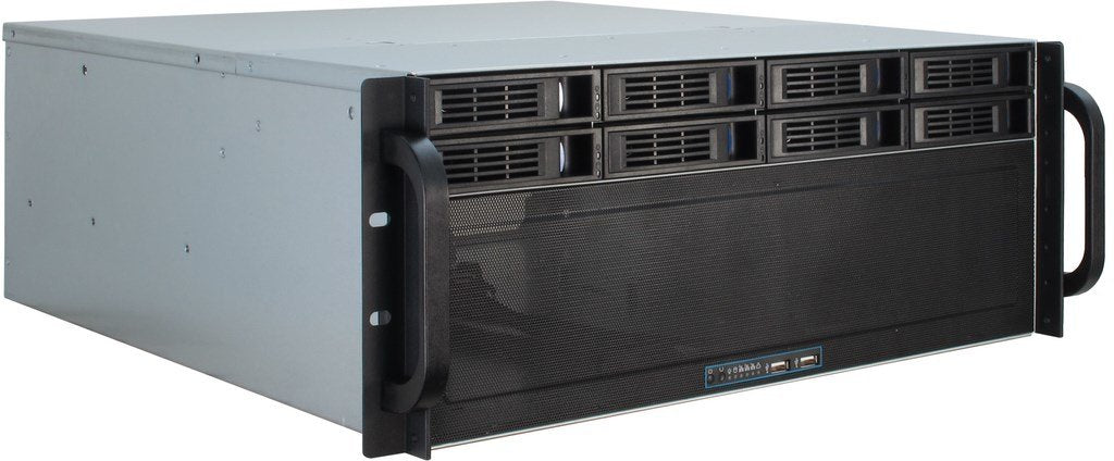 EAN 4260133128620 - Inter-Tech 4U-4408 Estante Negro, Plata imagen 1