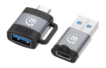 EAN 0766623356329 - Manhattan 356329 cambiador de género para cable Negro, Gris imagen 1