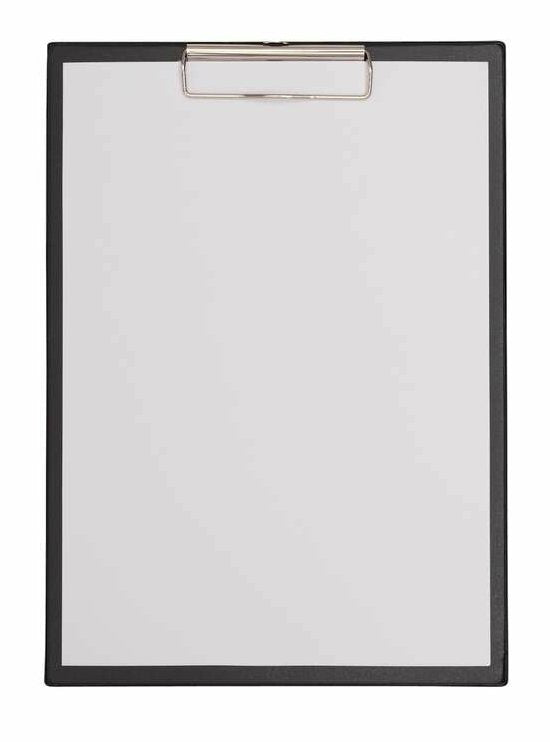 Maul Klemmbrett Maulpoly A4 Negro Folienüberzug