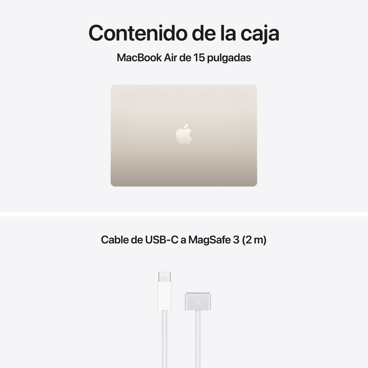 Apple Macbook Air 15,3' M5 10-Core Cpu 16gb 512gb Ssd 10-Core Gpu Blanco Estrella