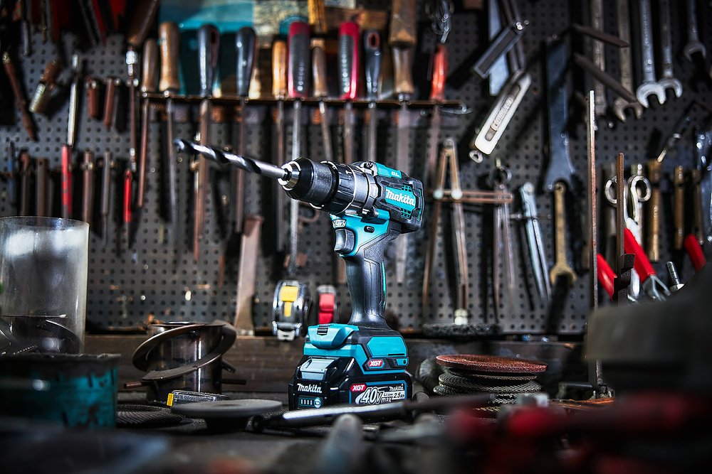 Taladro De Impacto Inalámbrico Makita Hp001gd201 Xgt, 40 Voltios