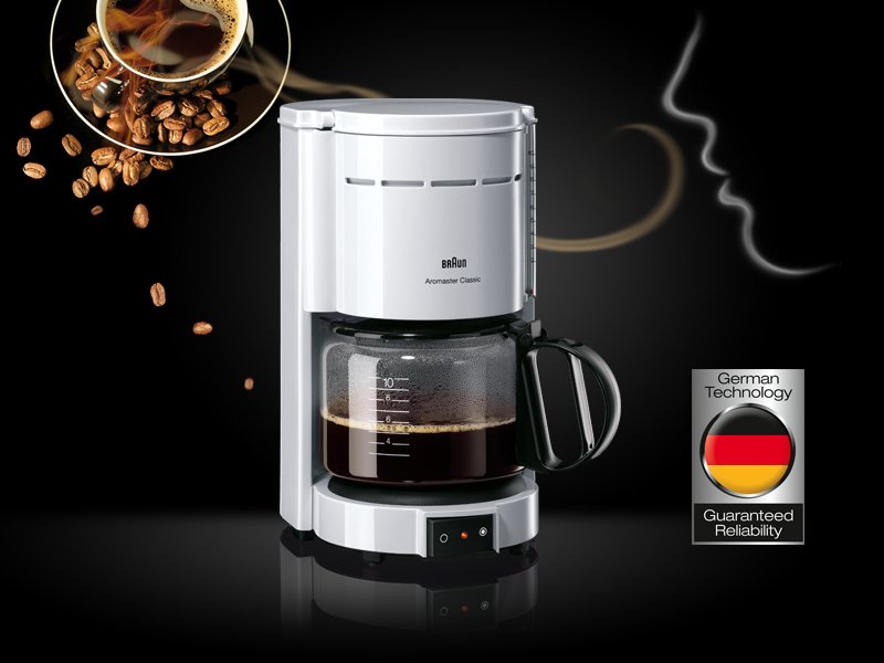 Braun Kf 47/1 Kaffeemaschine Weiá