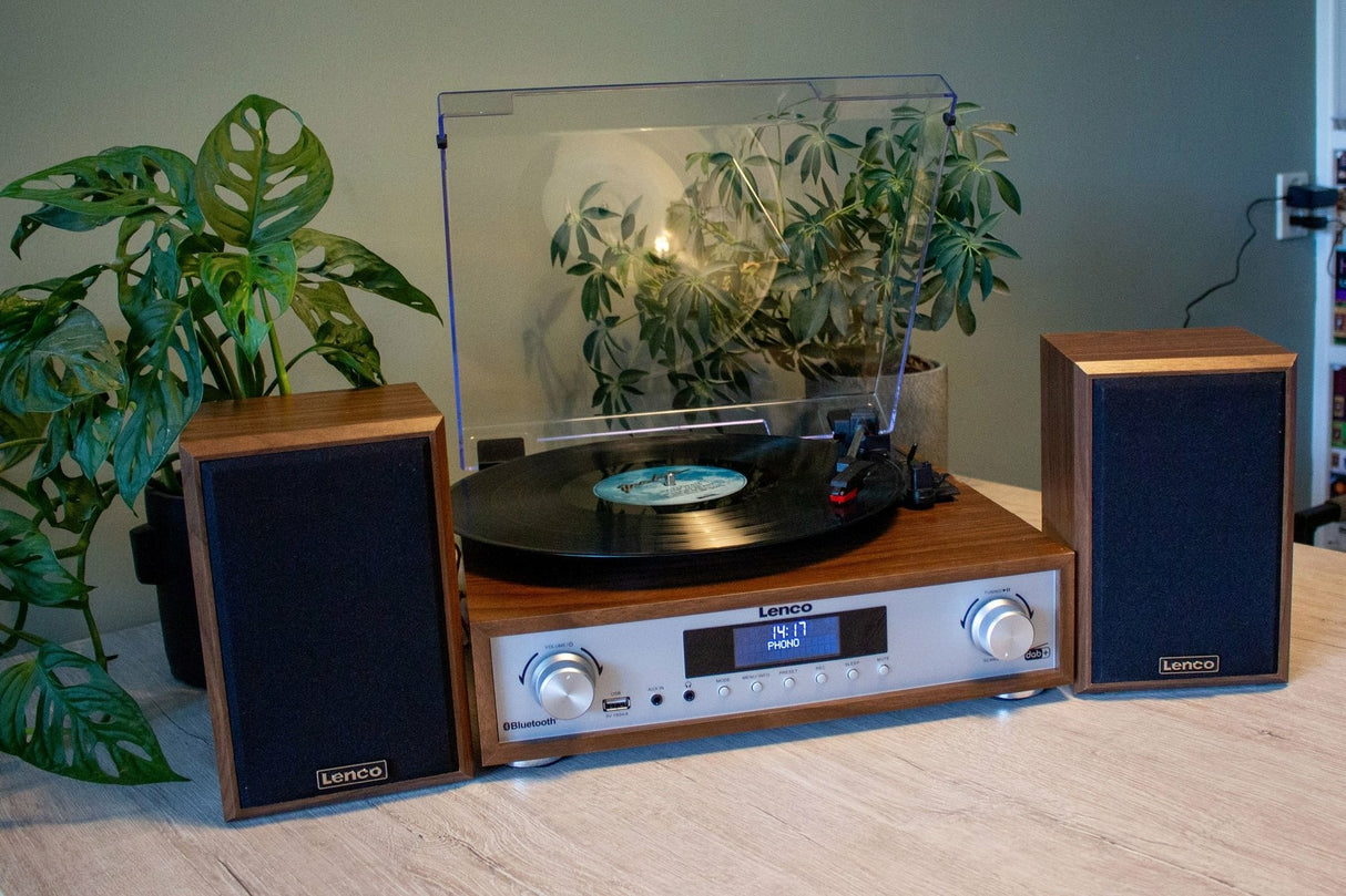 Tocadisco Lenco Mc-160wd Wood