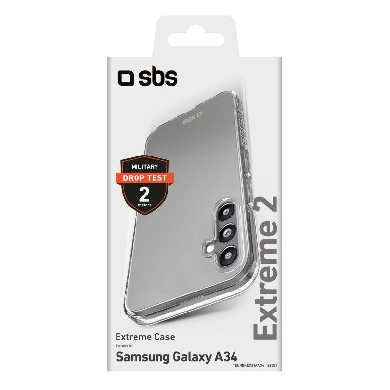 Sbs Extreme X2 Funda Para Galaxy A34 (6.6") Transparente