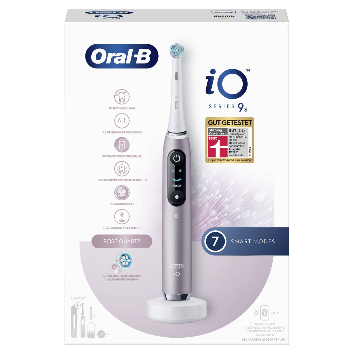 Cepillo Dental Electrico Braun Oral-B Io Serie 9n Color Rosa